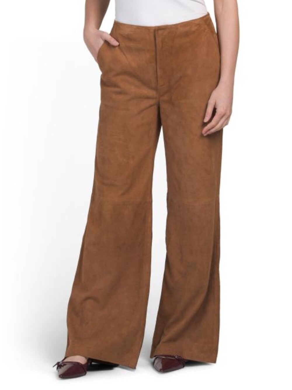 BOD & CHRISTENSEN Suede Taylor Pants